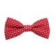 Men's Pre-Tied Bow Tie Red With Stars