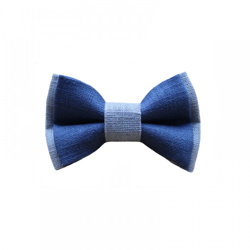 Blue Raf - Gray Linen Kid Pre-Tied Bow Tie For 0-36 Months Old