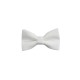 Handmade White Baby Pre-Tied Bow Tie 0-36 Months Old