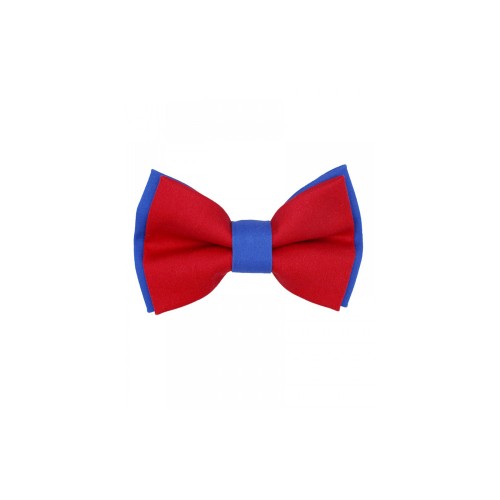Red Blue Baby Pre-Tied Bow Tie 0-36 Months Old