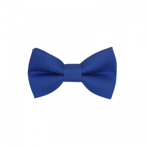 Handmade Royal Blue Baby Pre-Tied Bow Tie 0-36 Months Old