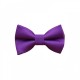 Handmade Purple Baby Pre-Tied Bow Tie 0-36 Months Old