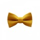 Handmade Mustard Baby Pre-Tied Bow Tie 0-36 Months Old
