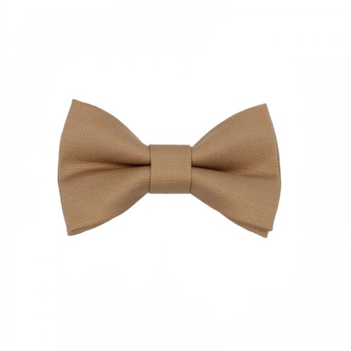 Baby Bow Tie Brown Camel