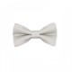 Baby Bow Tie Gray With Embossed Stripes