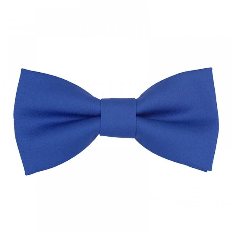 Handmade Royal Blue Men's Pre-Tied Bow Tie