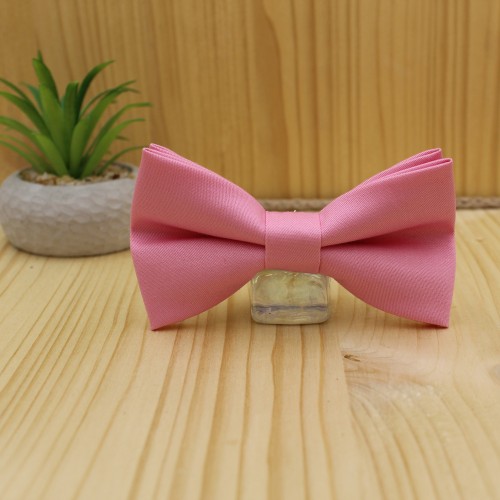 Handmade Pink Men's Pre-Tied Bow Tie