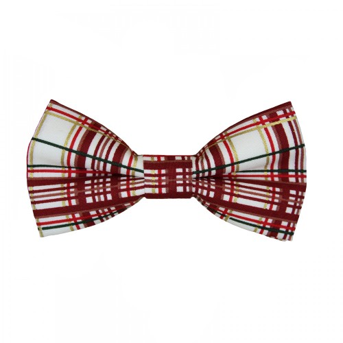 Christmas Men's Checkered Bow Tie