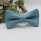 Handmade Dark Blue-Green (Veraman) Men's Pre-Tied Bow Tie