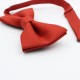 Handmade Brick Red color Men's Pre-Tied Bow Tie