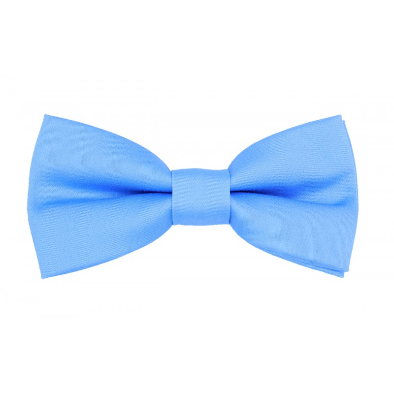 Light Blue Kid Pre-Tied Bow Tie For 7-14 Years Old
