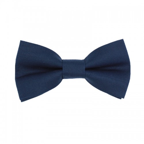 Blue Navy Kid Pre-Tied Bow Tie For 7-14 Years Old