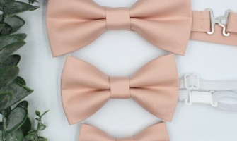 Handmade Nude Color Bow Tie: The Classic Accessory for Every Occasion
