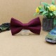 Handmade Bordeux Kid Pre-Tied Bow Tie For 3-6 Years Old