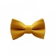 Handmade Mustard Kid Pre-Tied Bow Tie For 3-6 Years Old