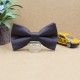 Anthracite Gray Kid Pre-Tied Bow Tie For 2-6 Years Old