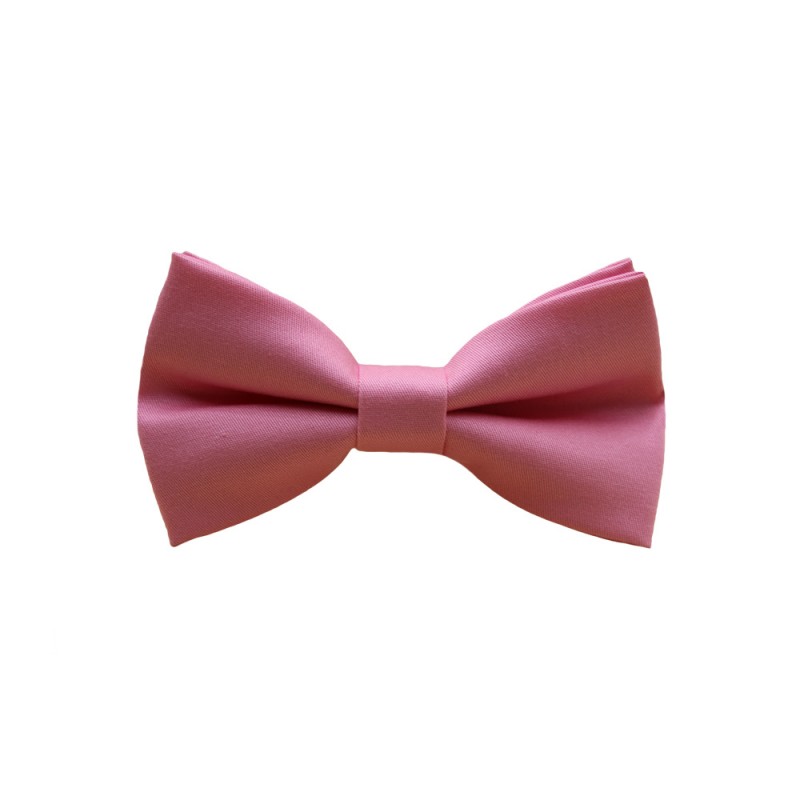 Handmade Pink Kid Pre-Tied Bow Tie For 3-6 Years Old