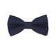 Blue Navy Linen Kid Pre-Tied Bow Tie For 2-6 Years Old