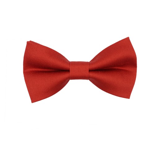 Brick Color Kid Pre-Tied Bow Tie For 2-6 Years Old