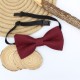 Bordeaux Linen Kid Pre-Tied Bow Tie For 7-14 Years Old