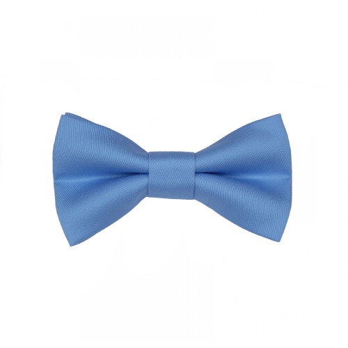 Blue Kid Pre-Tied Bow Tie For 7-14 Years Old