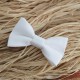Handmade Children's Bow Tie White 7 - 14 Years