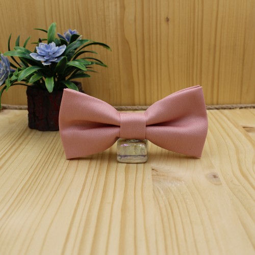 Peach Kid Pre-Tied Bow Tie For 1-6 Years Old