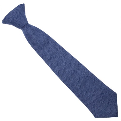 Children's Linen Blue Raf Tie