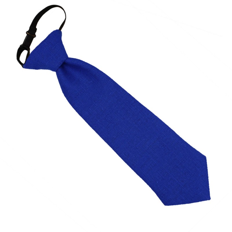 Children's Linen Blue Royal Tie 