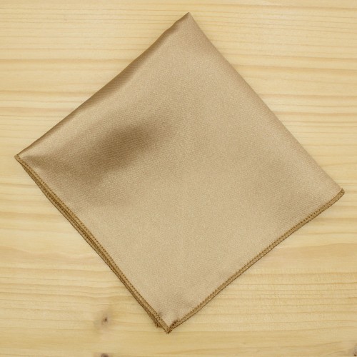 Satin Bronze Pocket Handkerchief