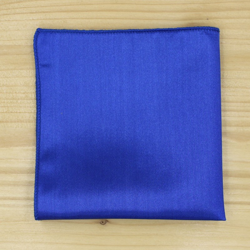 Satin Blue Royal Pocket Handkerchief