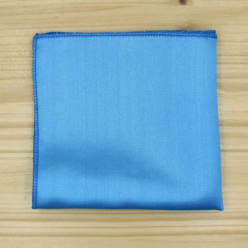 Saten Light Blue Pocket Handkerchief