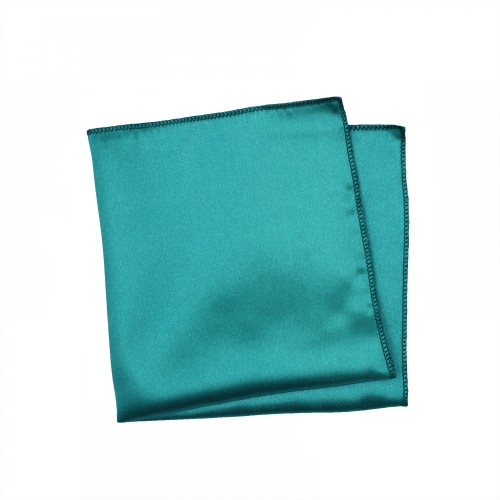 Saten Turquoise Pocket Handkerchief