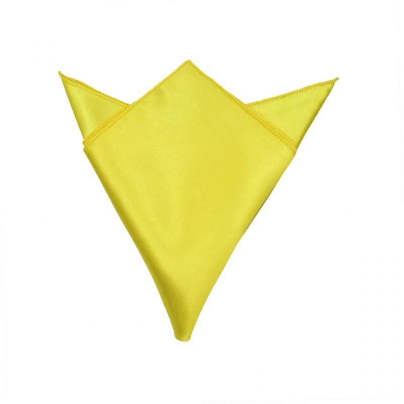 Satin Yellow Pocket Handkerchief