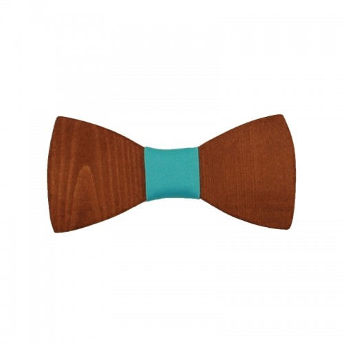 Mahogany Wooden Kid's Bow Tie For 7-14 Years Old